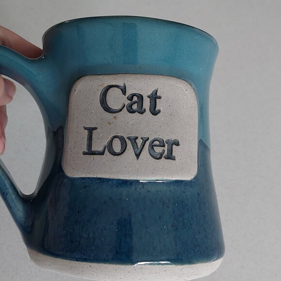 Cat Lover Handcrafted Stoneware Pottery Coffee/Tea Mug - Picture 12 of 12